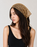 Sequin Mesh Triangle Scarf
