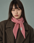 Wool Knit Triangle Scarf